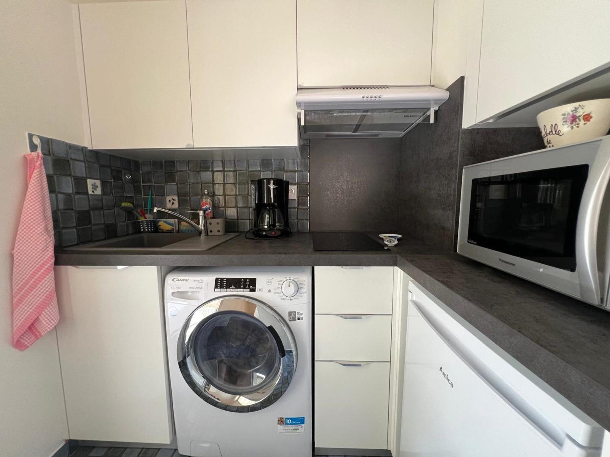 Appartement T2, Vue Mer, Proche Plage Et Commerces, Parking Inclus - Fr-1-474-6 Arcachon Luaran gambar